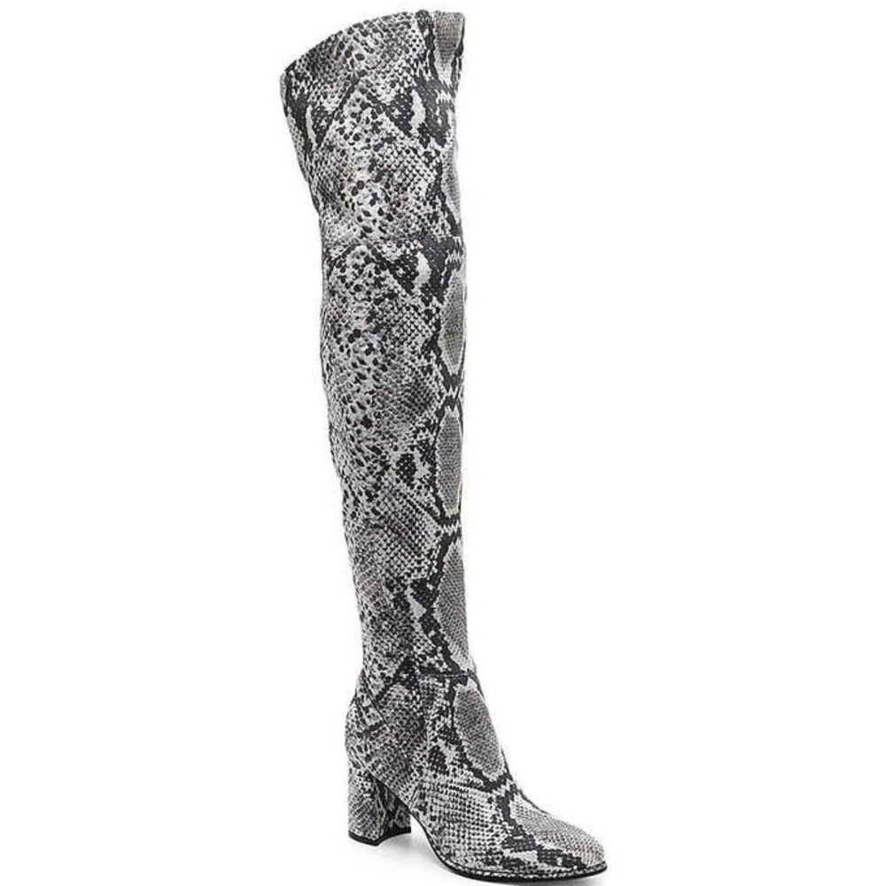 MARC FISHER Darton Snake Skin Over-the-Knee Boot